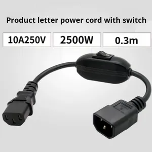 Ups/PDU máy tính Tủ cung cấp điện Cáp C14 để C13 mở rộng dây với 10A chuyển đổi cho thiết bị công nghiệp ip11 cấp - Product Image 6