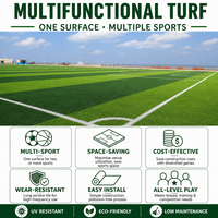 Gazon artificiel pour terrain de football DF Sports Factory Direct avec remplissage en caoutchouc pour stade universitaire et parc sportif