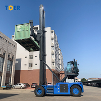 TDER 9 tonnes empileur vide conteneur poignée levage chariot élévateur pour 20GP 40 pieds conteneur