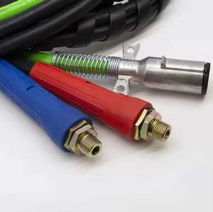 WJH مجموعة خرطوم خط الهواء ABS لخطوط الطيران التفاف نصف شاحنة خرطوم 12 قدم 3 في 1 للشاحنات مقطورة جرار - Product Image 3