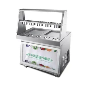 New Arrival Hot Sale Thailand Fry Ice Cream Machine Ice Whipping Machine ice cream cold plate machine