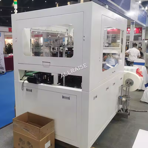 Automatische Papieren Bekerdop Vormmachine Papier Voedselcontainerdeksel Snijmachine Papierbakdeksel Makende Machine - Product Image 4