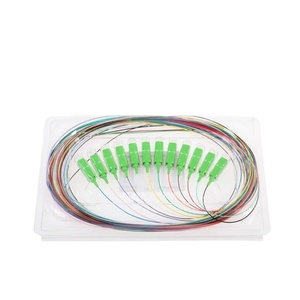 Câble de raccordement à <span class=keywords><strong>fibre</strong></span> optique <span class=keywords><strong>Internet</strong></span> personnalisé 0.9mm 2mm 3mm APC LC/SC/FC SM OM3 OM4 queue de cochon à <span class=keywords><strong>fibre</strong></span> optique 12 couleurs - Product Image 3