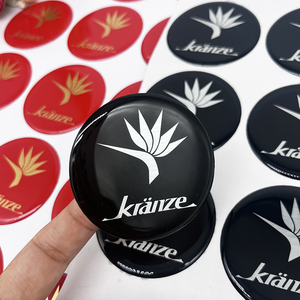 Tùy chỉnh 3D Epoxy dán dập nổi Gel nhãn nhựa mềm thương hiệu logo nhựa Epoxy vòm dán - Product Image 5