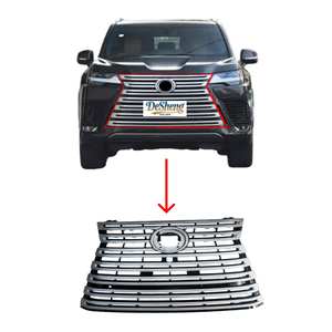 Excelente Relación Calidad-Precio; Apto para <span class=keywords><strong>Lexus</strong></span> <span class=keywords><strong>LX</strong></span>, Conjunto de Parrilla Delantera, Parachoques Delantero, Rejilla de Faros, Radiador, Persianas; Un Éxito de Ventas - Product Image 1