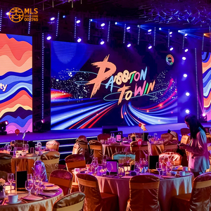 Écran LED d'intérieur à louer P2.6 P2.97, mur vidéo LED pour cérémonie de remise de prix, célébration d'entreprise, dîner, <span class=keywords><strong>semaine</strong></span> de la mode, défilé - Product Image 5