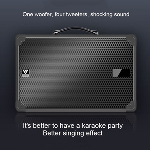 Shengyou S12 điện lớn 120W âm thanh ban đầu sử dụng ngoài trời Đảng Karaoke Loa <span class=keywords><strong>UHF</strong></span> không dây tần số cao loa lớn với Mic - Product Image 5