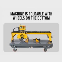 Machine de découpe automatique portable multifonctionnelle pour carreaux, briques réfractaires et marbre, avec fonction de chanfreinage à 45 degrés