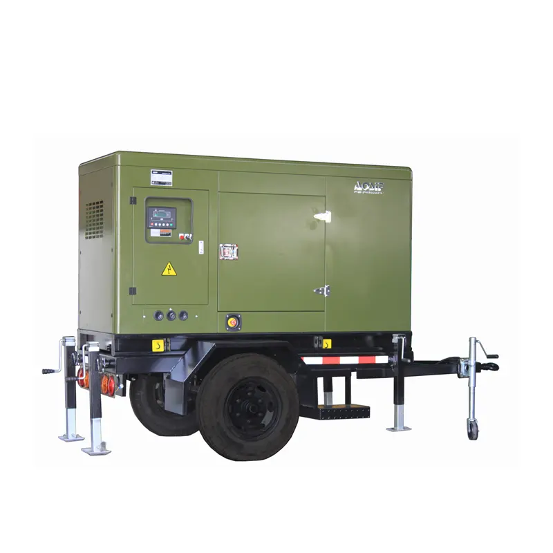 water cooled diesel china cheap generator trailer type diesel generator 40kw silent generator
