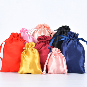 Sac en satin brodé personnalisé 13*18cm, cadeau de <span class=keywords><strong>mariage</strong></span>, organiseur de bijoux, <span class=keywords><strong>pochette</strong></span> en gros - Product Image 5