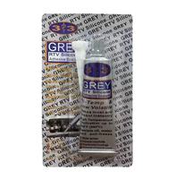 Adhésif époxy silicone RTV gris haute température 3+3, pâte à faible volatilité pour le collage du cuir et l'emballage