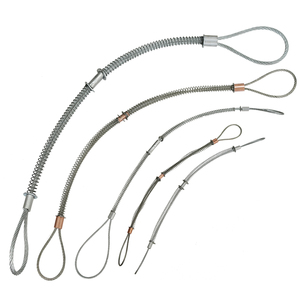 Corde de sécurité anti-chute à double boucle, connexion anti-explosion, corde de sécurité, corde à épines - Product Image 1