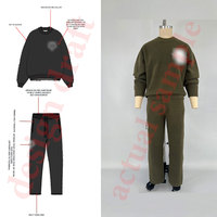 Pull en tricot texturé de qualité supérieure, pull en tricot duveteux, pull à col rond surdimensionné pour homme, style streetwear urbain, haut en tricot
