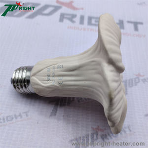 Lámpara de Calefacción de Cerámica de Infrarrojos Lejanos Tipo <span class=keywords><strong>Trompeta</strong></span> de 220V 75W 100W 150W 200W 95x110mm Sin Recubrimiento de Esmalte Para Mascotas - Product Image 2