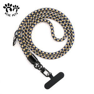 Adjustable Polyester Phone Neck Strap Long Cross Body Patch Tether Ins Style Mobile Phone Lanyard for iphone 12 13 14 15 Pro Max
