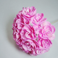 Unique Shola Bois Faux Fleurs Sans Écorce Fleur Artificielle pour Décoration, Bouquets De Fleurs DIY, Diffuseur