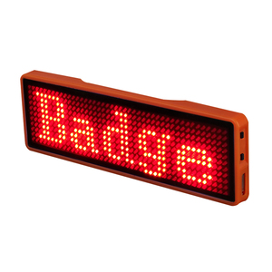 Máy tính lập trình <span class=keywords><strong>LED</strong></span> tin nhắn huy hiệu <span class=keywords><strong>LED</strong></span> nhấp nháy Tên Huy hiệu điện tử nhân viên name tag - Product Image 1