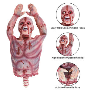 Personnalisé Pas Cher Latex De Silicium Moitié Humain Réaliste Réaliste Articulations Mobiles Halloween Moitié Corps Sanglante - Product Image 2