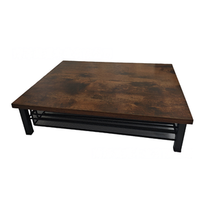 Soporte Elevador Rústico de Madera para <span class=keywords><strong>Cafetera</strong></span> con Cajón Deslizante de Malla Metálica para Almacenamiento de Cápsulas K-Cup al por Mayor - Product Image 3