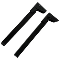 Pieds pliables à faible encombrement en fer moderne, pieds de table en épingle à cheveux robustes et portants pour table, canapé, armoire, RV