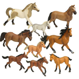 Figurines de jeu en plastique, <span class=keywords><strong>jouet</strong></span> réaliste, plusieurs sortes de hippique et de <span class=keywords><strong>club</strong></span>, pour enfants, collection - Product Image 1