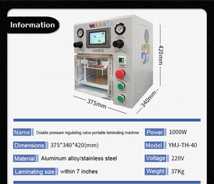 Schermo OLED curvo macchina di laminazione YMJ OCA di alta qualità per <span class=keywords><strong>telefoni</strong></span> cellulari <span class=keywords><strong>Samsung</strong></span> riparazione laminazione LCD - Product Image 5