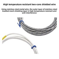Termopar de Tipo K/E con Tornillo Métrico M6/M8, Sensor de Temperatura ODM/OEM, Termistor PT100, Sonda de 13 mm, Acero Inoxidable