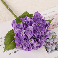 IRAND Fleurs d'hortensia artificielles à tige unique, toucher réel, broderie en dentelle, haute qualité, prix d'usine en gros, fournisseur en vrac