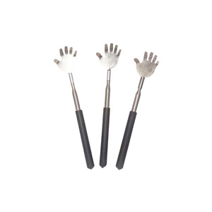 Stainless Steel Retractable <b>Back</b> <b>Scratcher</b> Hand Shape Flexible Portable For Adults All Seasons <b>Back</b> Pain Relief - Product Image 1