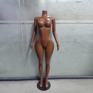 مانيكان لعرض ملابس السباحة باللون الأسمر بحجم كامل وتصميم برازيلي ممتلئ، تمثال عرض بلا رأس على شكل فتاة مثيرة بصدر كبير ومؤخرة بارزة لعرض البكيني وملابس الشاطئ النسائية - Product Image 3