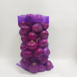 60cm * 100cm 50g <span class=keywords><strong>violet</strong></span> Hdpe Monofilament Leno Mesh sacs pour l'<span class=keywords><strong>ail</strong></span> exporté vers le marché péruvien - Product Image 6