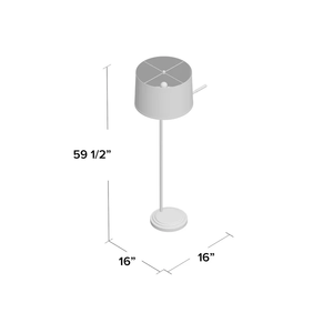 Modern Designer 1-Light <strong>Swing</strong> <strong>Arm</strong> <strong>Floor</strong> <strong>Lamp</strong> With Drum Shades drop chandelier for Bedroom Living Room - Product Image 5