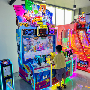 Máquina de Juegos Infantil KUBIXION, Interactiva para Padres e Hijos, de Disparos, que Funciona con Monedas, Equipo para Centros Comerciales, en Inglés - Product Image 2