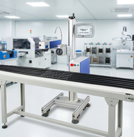 Machine de codage laser à fibre industrielle 30W 50W MAX pour tuyaux en PVC, câbles métalliques, sacs en plastique, impression de date, de lot et de logo, certifiée CE