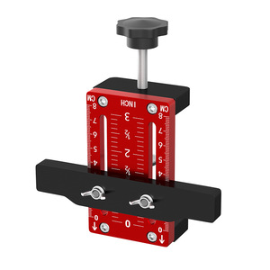Cabinet Door Positioning Tool Aluminum Alloy Adjustable Measuring Gauge For Woodworking Installation - Product Image 1