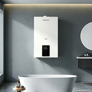 Chaudière à <span class=keywords><strong>gaz</strong></span> combinée 24 kW, échangeur de chaleur à plaques segmentées, non-condensante, commande WIFI, faible bruit 45 dB, pour chauffage et eau chaude - Product Image 1