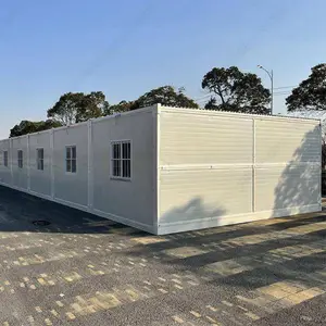 Hot Sale prefab villa mobile container home tiny house on wheels prefabricated factory supplier