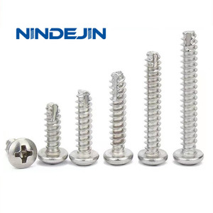 Factory Price High Quality <b>Galvanized</b> Cross Recessed M2 M2.3 M2.5 M2.6 M2.8 M3 M3.5 M4 M5 Cutting Tail Pan Head Tapping <b>Screw</b> - Product Image 5