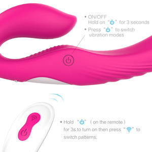 S-HANDE Lesbisches Paar Frauen Stark Vibrierender <span class=keywords><strong>G</strong></span>-Punkt Klitoris Anal Erwachsenen-Sexspielzeug Doppel-Dildo <span class=keywords><strong>Vibrator</strong></span> - Product Image 5