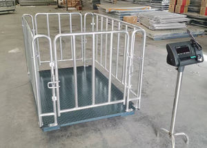 कारखाने प्रत्यक्ष बिक्री नई इलेक्ट्रिक सुअर इलेक्ट्रॉनिक पशु वजन पैमाने डिजिटल वजन बाड़ 500-3000 किलोग्राम स्टेनलेस स्टील का उपयोग किया जाता है - Product Image 4