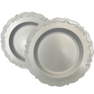 Platos Desechables <span class=keywords><strong>de</strong></span> Plástico para Fiestas <span class=keywords><strong>de</strong></span> Cumpleaños y Bodas <span class=keywords><strong>de</strong></span> 10 Pulgadas - Product Image 5