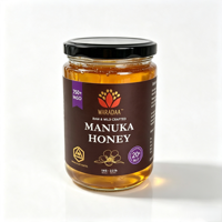 Étiquettes personnalisées imprimées en vinyle pour pots de miel de Manuka, estampage or/argent, autocollant adhésif imperméable de qualité alimentaire, emballage de marque privée