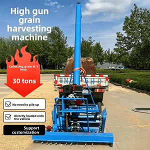 Collecteur automatique de grains routiers - Dispositif de nettoyage du sol - Haute efficacité - Capacité de 13-15 tonnes/heure - Moteur diesel/essence - Utilisation agricole - Product Image 1