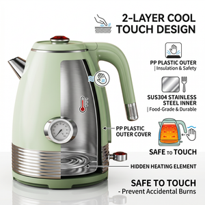 1.5L 1500W <b>Digital</b> Retro <b>Kettle</b> With Temperature Control Multi-Purpose Flask for Hotel Household & Outdoor Use 304 Stainless Ste - Product Image 5