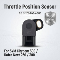 Boîtier de papillon de haute qualité avec capteur de position du papillon (TPS) pour Dafra Next 250 300 SYM 250 Citycom 300 300i 300S Moto