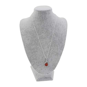 Présentoir en gros pour colliers en velours noir, support de présentation en forme de cou 3D, organisateur de chaînes de bijoux, modèle de mannequin, support de présentation - Product Image 3