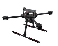 Kit de cadre en fibre de carbone pleine longueur F450 450 mm, 395 g, haute résistance, pour entraînement au vol de quadricoptère RC