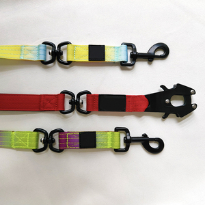 Correa de perro táctica de Color degradado personalizable Hundeleine Correa Para Perro mango cómodo Anti-bobinado giratorio Clip de rana de nailon - Product Image 4