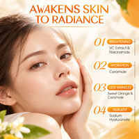 Crème éclaircissante pour le visage OEM à la vitamine C et au niacinamide 30 ml, pour un teint uniforme et lumineux, soin de la peau terne, crème éclaircissante pour la peau