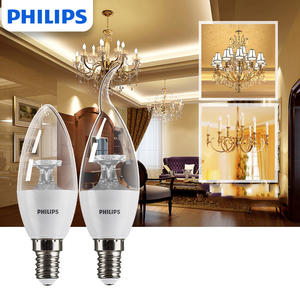 Ampoule LED <span class=keywords><strong>Philips</strong></span> C35 E14 220V 3.5W 4W 4.5W 5.5W 6.5W 2700K, remplace les ampoules halogènes 50W, dimmable, type bougie - Product Image 4